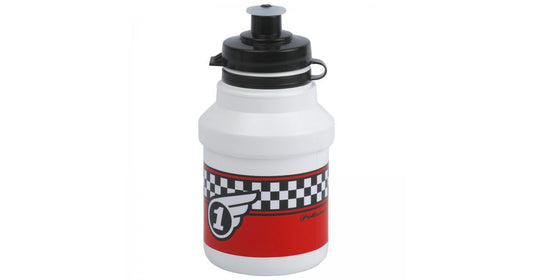 Childrens WATER BOTTLE 350 ml "RACE" WHITE Quality Polisport product