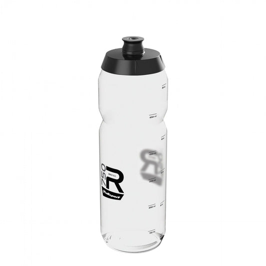WATER BOTTLE, SENSATIONAL - wide mouth - easy squeeze HIGH FLOW, LIGHTWEIGHT SPORT BOTTLE 750ML CLEAR Screw-On Cap Professional type - Quality Polisport product