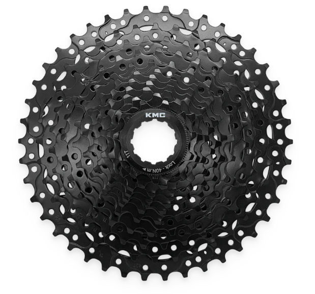 CASSETTE - 11 Speed, 11-42T, ED Black, Quality KMC product, Made In Taiwan (Hardened Steel)