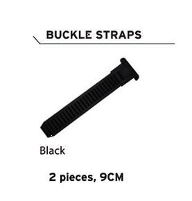 CLEARANCE STRAPS, Buckle Straps for FLR shoes, 9cm, BLACK (Bag of 2)