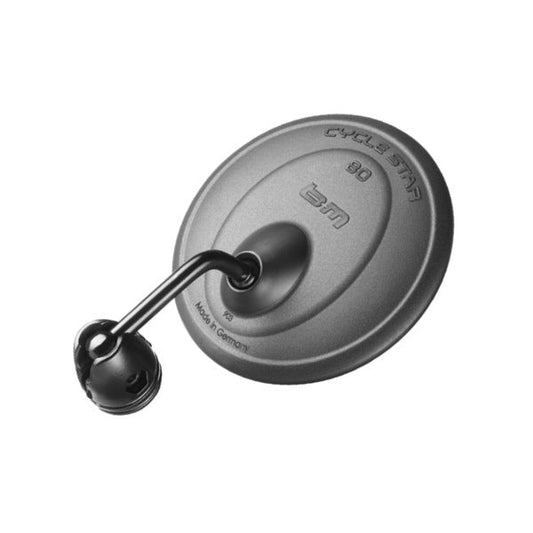 BUSCH & MULLER Mirror - Cycle Star 903/3 - 35mm reach - Handlebar inner/outer fixation - 80mm Large Size