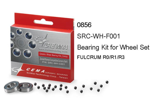 Ceramic Bearing Kit for wheel set, Fulcrum R0/R1/R3 . Mod.SRC-WH-F001, 5S-6803LLB x 2, Quality Cema product