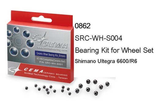 Ceramic Bearing Kit for wheel set, Shimano Ultegra 6600/R6 Mod.SRC-WH-S004, Quality Cema product