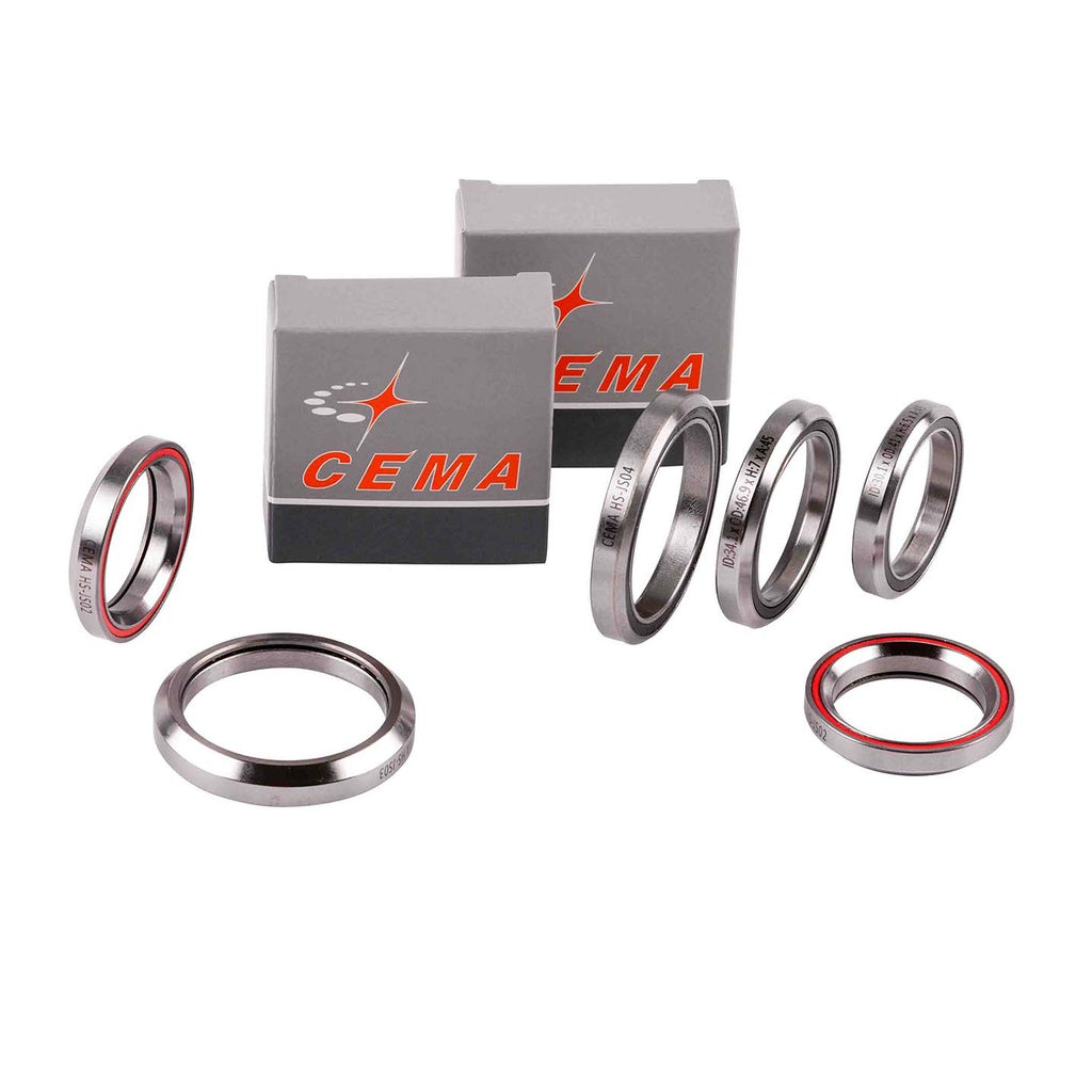 SEALED BEARING, HEADSET, 1 1/4 Dia.46.9 mm ID 34.1 x 7 mm, angle: 45 degree x 45 degree,Chrome Steel, Quality CEMA bearing