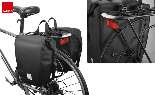 PANNIER BAGS - Sahoo, 20L. 40 x 32.8 x 16.5cm. Sold as pair - Waterproof Design