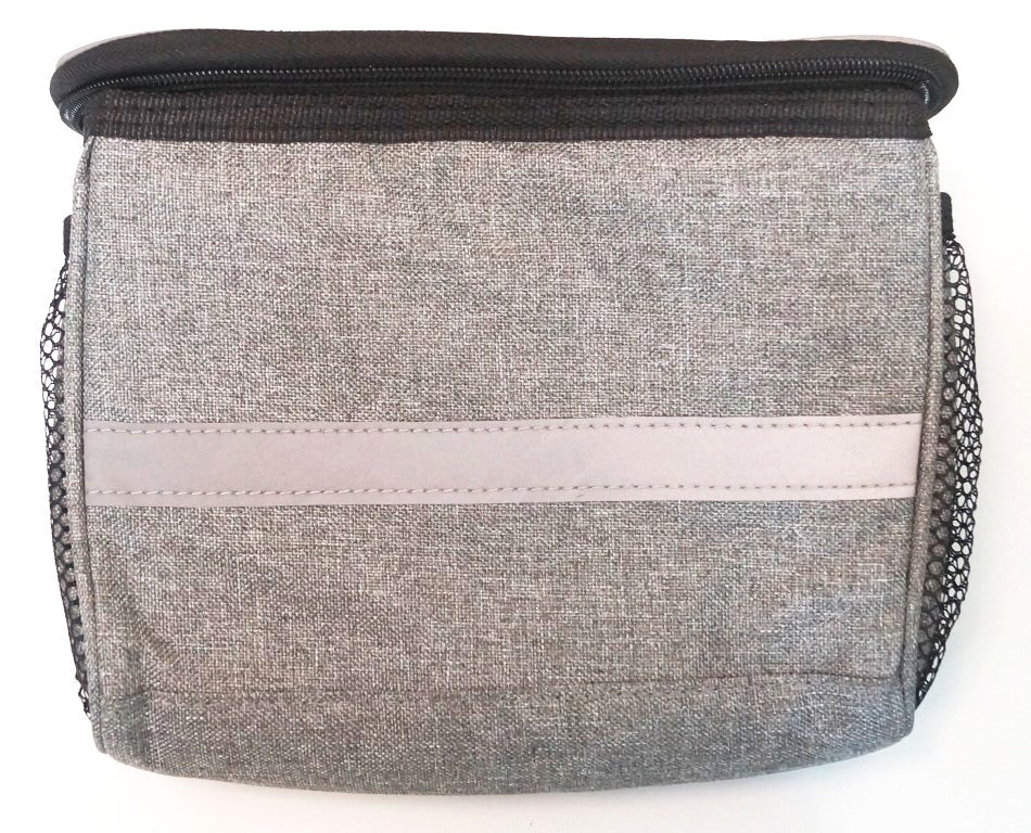 SAHOO  Handlebar bag , 3.5L vol, L23/W12/H18cm, attach, GREY