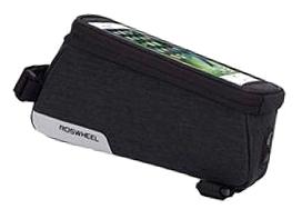 SAHOO, Phone bag, phone holder (max 140mm screen size) and large capacity storage, velcro secure mounting