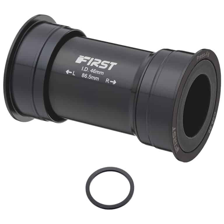 BOTTOM BRACKET SET - for Sram Dub, Alloy, w/2 sealed bearing, for shell 89.5-92mm, Press-Fit, for DUB 28.99 spindle & inner shell Dia.46mm, ANOD black