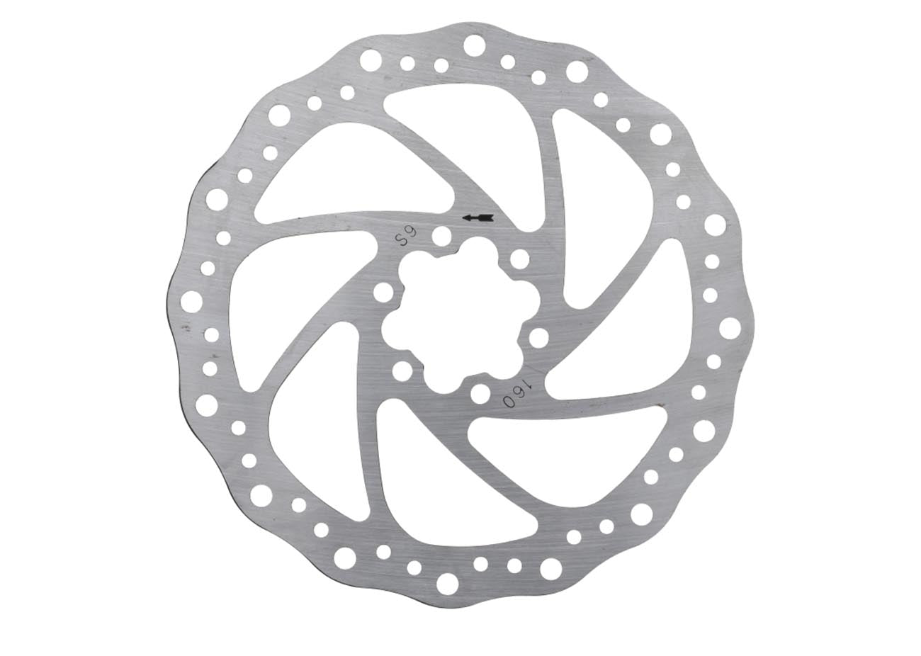 BRAKCO DISC ROTOR 140mm, Includes bolts, Wave design