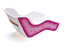 Sorry temp o/s see 7935 CARRIER - Doll Carrier, With Rear Mount Bracket, Mounts on Brake Stay, Stars Design, PINK