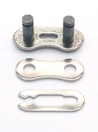CONNECTING LINKS - 1/8", Spring Clip Type, For 1864A SILVER (Sold Individually)