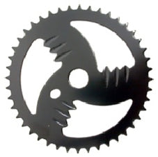 CHAIN RING 1/2 x 1/8 x 44T, for OPC, Steel BLACK