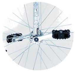 CRANK - Right Hand 5" Steel Crank for Unicycle, diamond