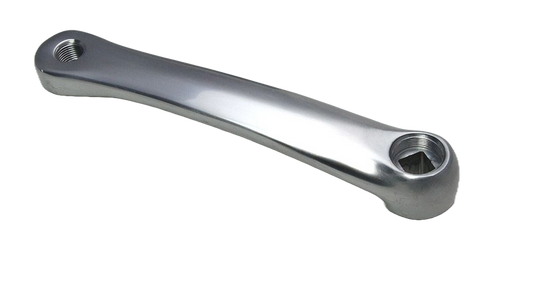 LH CRANK 155mm, Alloy - HIGH POLISHED SILVER