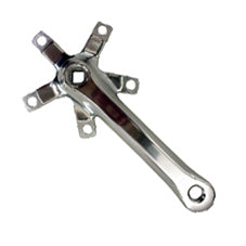 RH CRANK 165mm, BCD 110mm, Alloy HIGH POLISHED SILVER