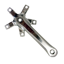 RH CRANK 175mm, BCD 130mm, Alloy HIGH POLISHED SILVER