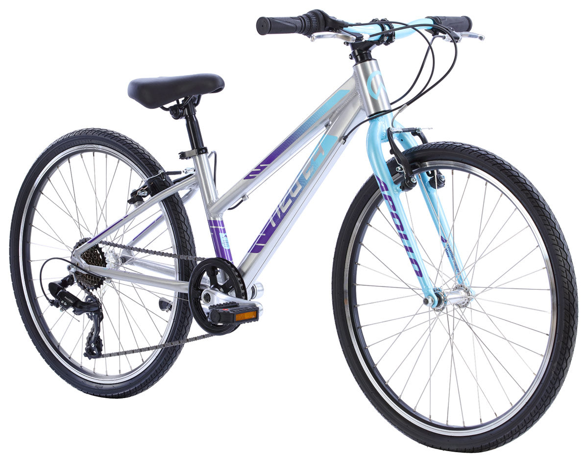 Neo+ 24 7s Girls Brushed Alloy / Ice Blue, Purple Fade