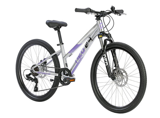 Neo Disc+ 24inch 7s Girls Brushed Alloy / Lavender / Black