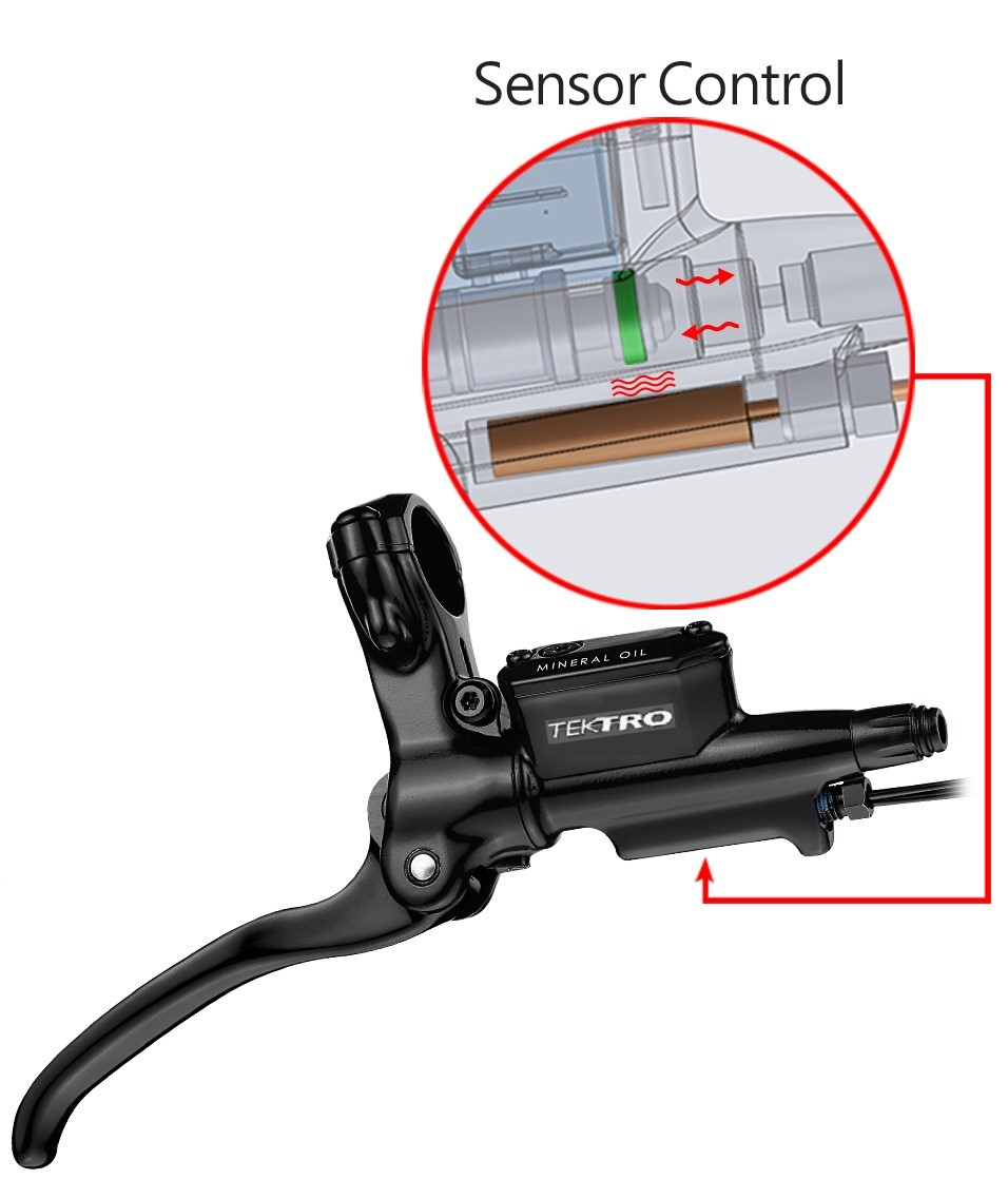 TEKTRO Ebike lever Auriga E comp HDE500 with cable - LH & RH Compatible (No connector - Two wires)