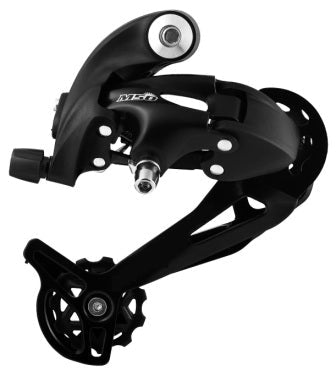 REAR DERAILLEUR - 7-8-Speed, Long Cage, MTB, includes axle mount bracket