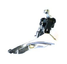 FRONT DERAILLEUR 3 Speed, Clamp Mount, Down Pull, 28.6 BLACK