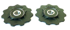 DERAILLEUR PULLEY, Jockey wheel, with Spacers, Sealed Bearings, Nylon, 11T (Set 2)