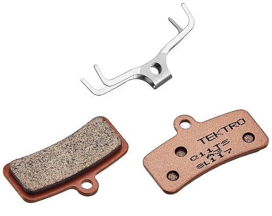 Sorry temp o/s see 8540 TEKTRO DISC BRAKE PADS - For 4 Piston Caliper with spring return, sintered type, Ti Colour., Q11TS