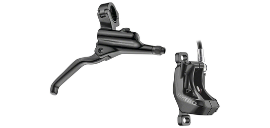 HYDRAULIC REAR DISC BRAKE KIT - TEKTRO HD-M750 4 Piston, (2.3mm Rotor NOT included) forged alloy caliper, alloy master/lever, external reach adjustment, 1900mm hose, w/o rotor, Black