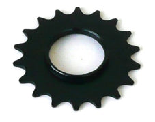 FIXED COG - Screw On, Steel, 1/8 x 18T, BLACK