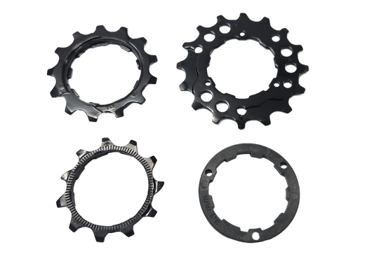 Cogs, for Mod.CS-M350 cassette, 11-13-16T replacement, with spacer, (9 Speed) Quality Tektro part