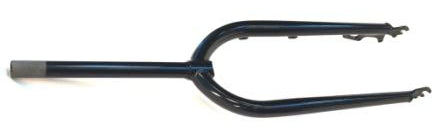 FAT FORK 26 x 4, Threadless, 1.1/8" (OD 28.6, ID 25.4, Stem 300mm) Cr-moly, BLACK (135mm Drop out space)