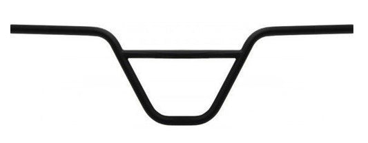 HANDLEBAR 22.2mm, 64cm Wide, 185mm Rise, BMX, Steel BLACK
