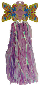 STREAMERS Sparkling Glass, PURPLE PINK WHITE