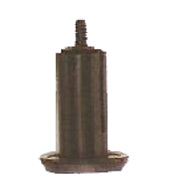 END PLUGS, Expander type, 18mm, BLACK, 2/SET