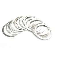 SPACER Micro for head parts, 1 1 /8" silver, 0.25mm, bag of 20