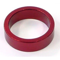 SPACER Alloy, 1 1/8 Red colour, 10mm