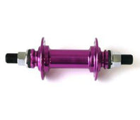 HUB Front, Nutted, Sealed, BMX, 36 Hole, 14mm Axle, 100mm OLD, Alloy PURPLE