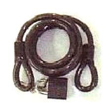 CABLE WITH PADLOCK 12x72" ( 12mm x 1800mm)  40mm padlock