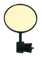 MIRROR - Round Convex Mirror for Bar End, BLACK