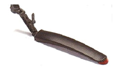 MUDGUARD 24-29ER, Rear for seat post, angle adjustable, BLACK