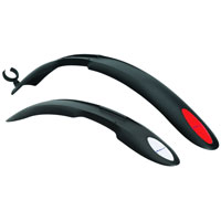 MUDGUARD SET 24-26, Front & Rear, Colorado