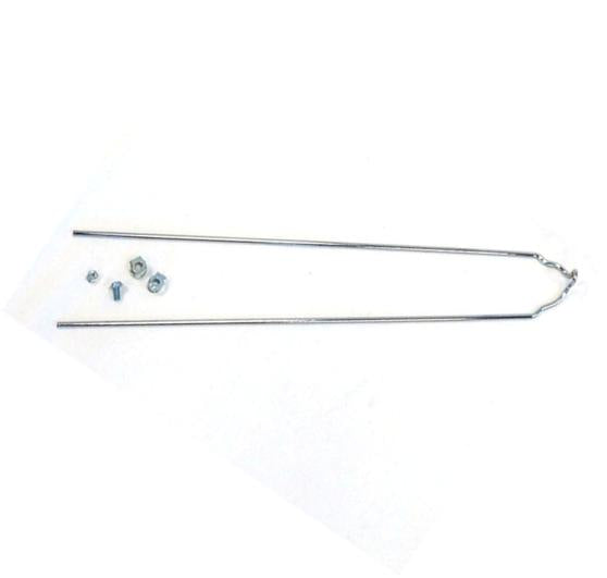 Stay, (for M/guard) steel, C.P. L400mm UNIVERSAL