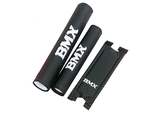 CRASH PAD Suit 16" Bike, BLACK (Set 3)