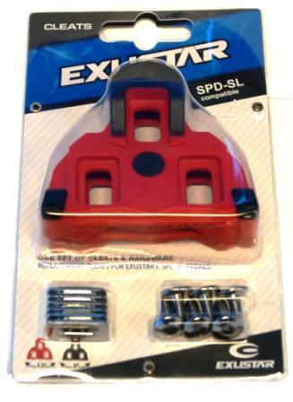 CLEATS and hardware, Compatible Shimano SPD-SL system, w/TPU slip resistance, 4.5 degree float