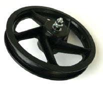 PLASTIC WHEEL 12" Front, BLACK (85mmOLD)