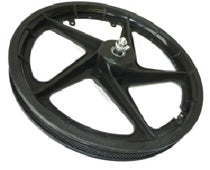 PLASTIC WHEEL 16" Front, BLACK