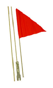 SAFETY FLAG 3 Pieces, 60"/1.5m Length, Fibreglass ORANGE