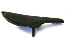 SADDLE BMX Pivotal, with Hollow Bolt, PP Plastic, without Padding, BLACK