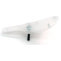 SADDLE BMX Pivotal, with Hollow Bolt, PP Plastic, without Padding, SEMI CLEAR