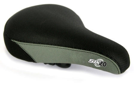 SADDLE Dirt Jump, 8mm Rails, Kevlar Side Panels, GREY/BLACK, Quality Velo manufactured product